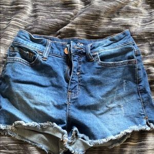 High rise shorts